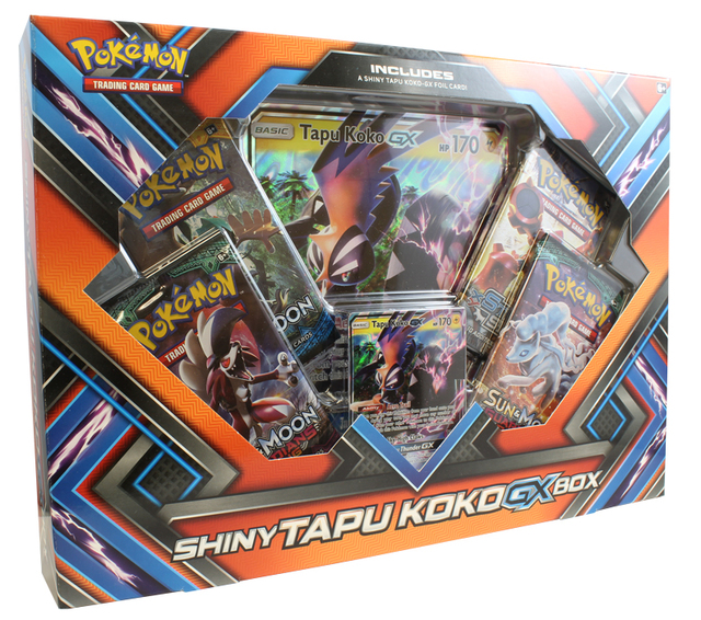 Pokémon Trading Card Game, Shiny Tapu Koko GX Box, Ages 6+